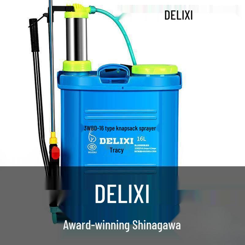 Delixi Handdruck-Rucksack-Spritze für Landwirtschaft, Pestizide und Desinfektion.