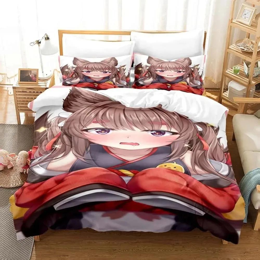 Anime Azur Lane Bedding Set Single Twin Full Queen King Size Bed Set Adult Kid Bedroom Duvet Cover Sets