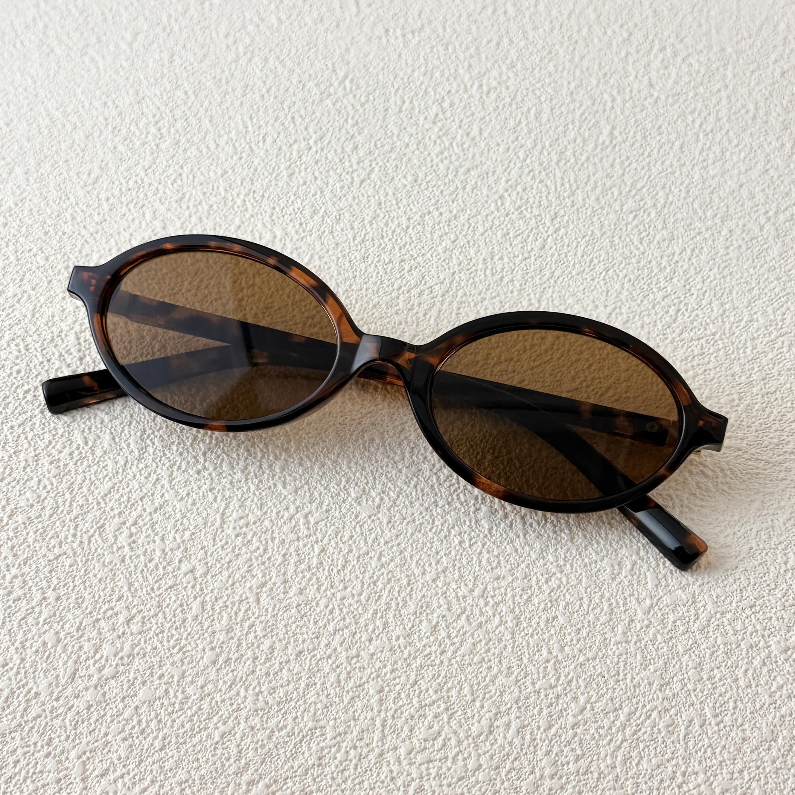 

Y2K-Inspired Women S Fashion Oval Glasses Leopard Print Frame Elegant Decorative Fashionable Eyewear