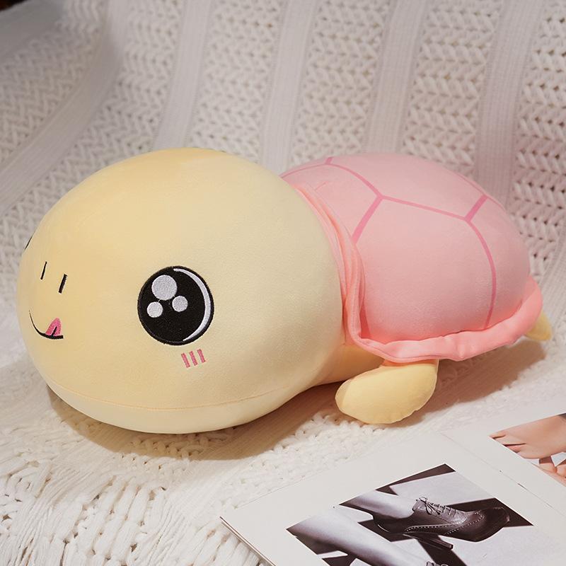 Cartoon Cute Crab Clown Fish Throw Pillow Plush Toy Doll Lying Down Turtle Doll Children Soothing Doll