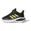 adidas Fortarun Sport Comfortable Durable Running Shoes Baby Shoes Black Yellow GX7141