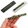 Temporary Parking Card Stop Sign Telephone Number Plate Parking Car Sign Luminous Plate Universal Digital Temporary Phone Number