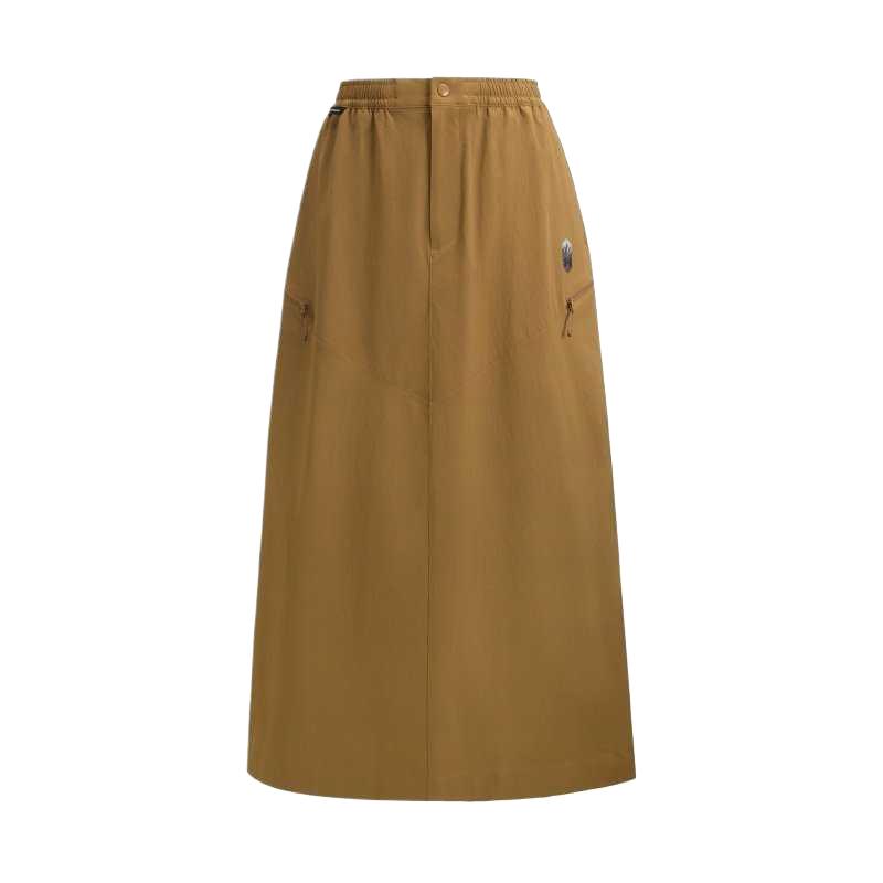 

Under Armour Женская повседневная длинная юбка Outdoor SS26 Серия Городская дикость Однотонная Средняя посадка На молнии 6014252-253 S