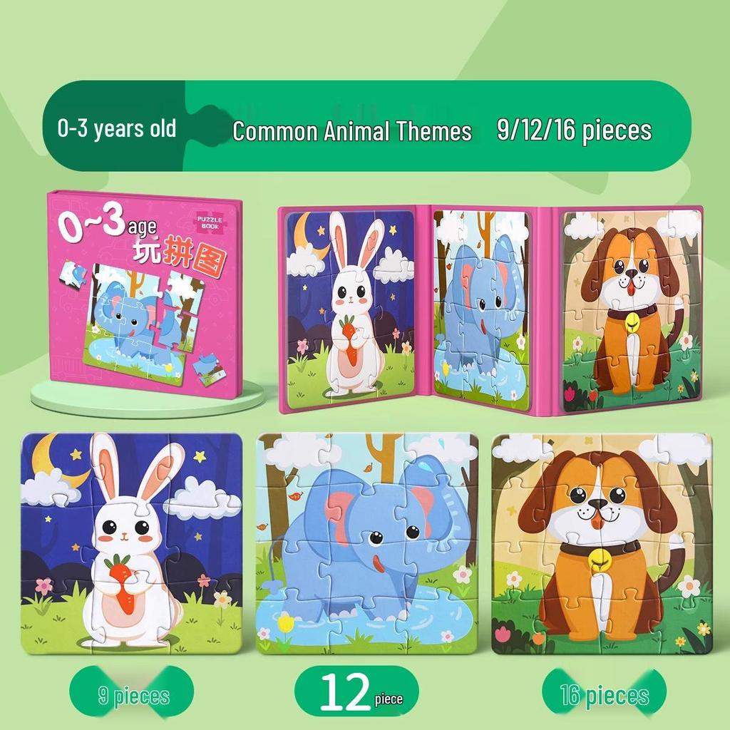 Advanced Magnetic Puzzles for Ages 0-6: Toddler Puzzles with Parent-Child Interaction for Educational Early Learning