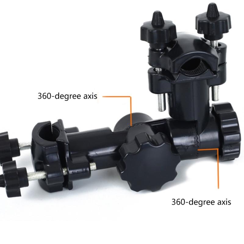 Umbrella Mount Clip 360Degree Rotate Fishing Chair Clamps Adjustable Fishing Chair Clamps Bracket Easily To Install