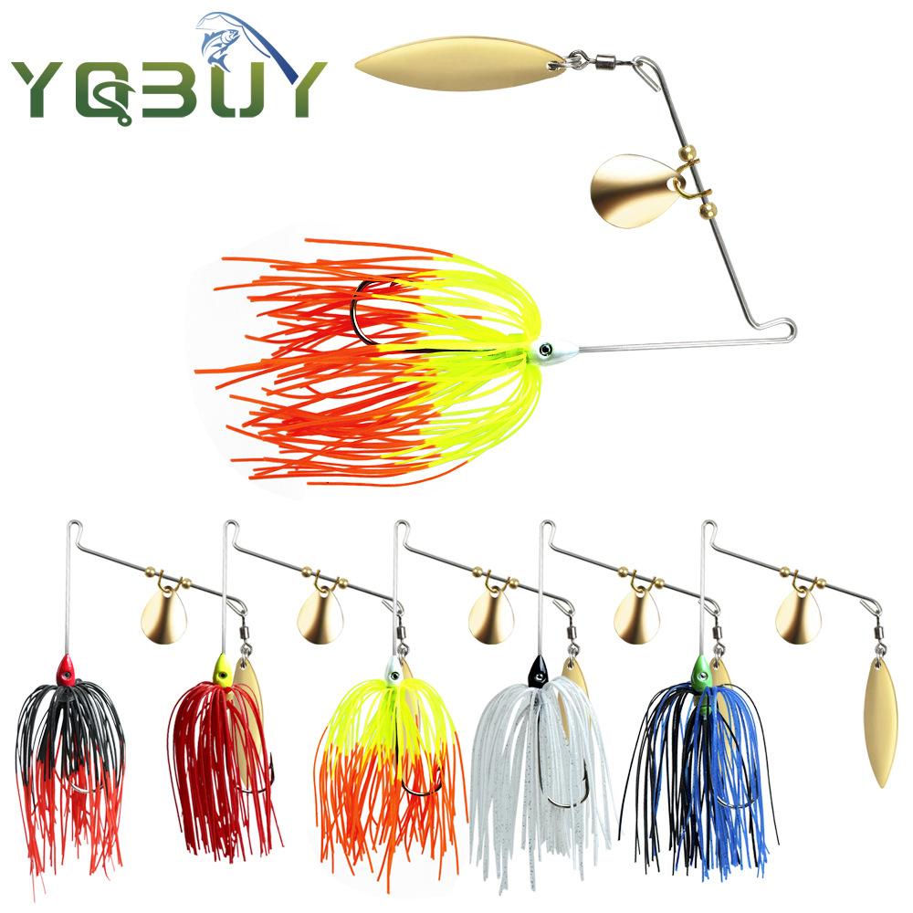 

5PCSSkirt-wearing bearded man8.4g/10gLure bait with rotating composite spinner blade, single hook artificial bait, biomimetic ba 8.4g
