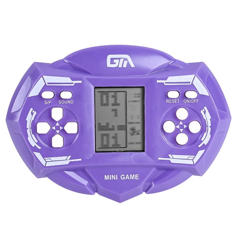 Přenosná retro herní konzole Tetris pro děti a studenty