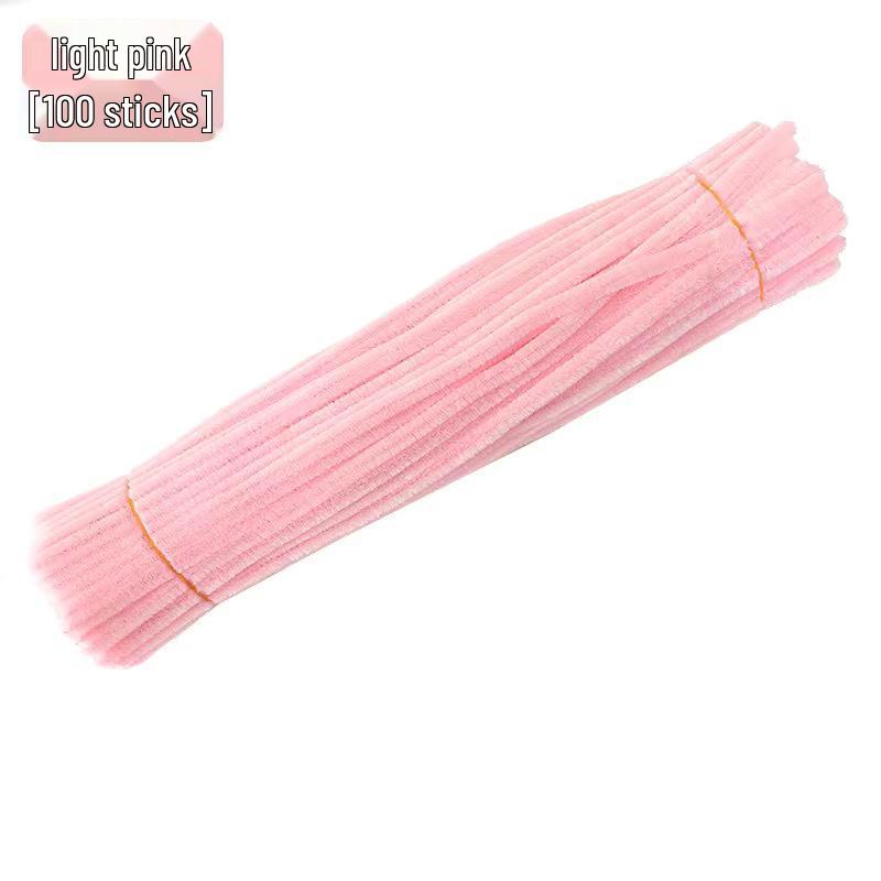 DIY Bouquet Plush Twist Stick for Children's Handmade Toy Creations - Hair-Safe Material, Ideal for Crafting