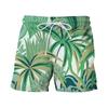 Pantaloncini Estivi da Uomo con Stampa 3D Foglia di Banana, Casual da Spiaggia, Vestibilità Larga, Gamba Dritta, Pantaloncini da Spiaggia