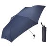 Waterfront Folding Dark Larger Than a Long Durable and FRP Umbrella, "Big Size" (63cm), Navy, Umbrella, Classic, Ribs, Unisex, U363-0866DN1-BE