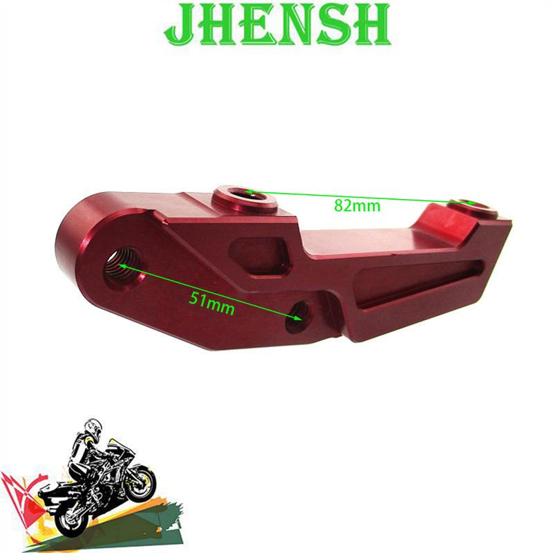 JHENSH 82mm Brake Caliper Adapter For 4 Pistons Racing Pit Dirt Bike Motard Fits Marzocchi Forks with 200 or 210mm Disc Brake