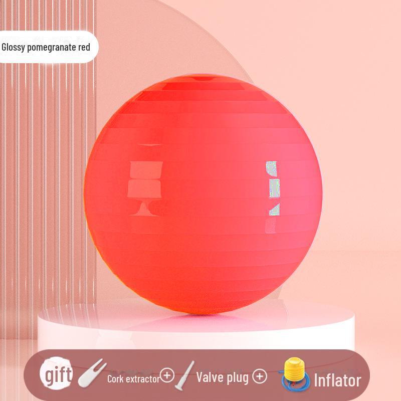 Thickened PVC Yoga & Pilates Fitness Ball for Pregnancy, Midwifery, Kids' Sensory Training & Balance