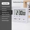 1Pcs Digital Display Kitchen Timer Cooking Alarm Clock Countdown Stopwatch Sleep Time Manager For Kids Students Home Use