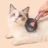 Dog and Cat Hair Care One-Touch Hair Removal Slicker Brush