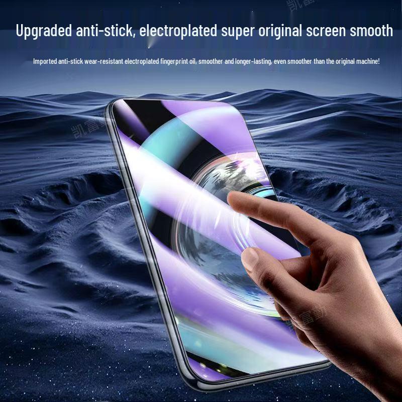 Realme Q3/Q3i/Q3t Tempered Glass Screen Protector with Full Coverage & Blue Light Protection for Q3s/Q3pro/Q5.