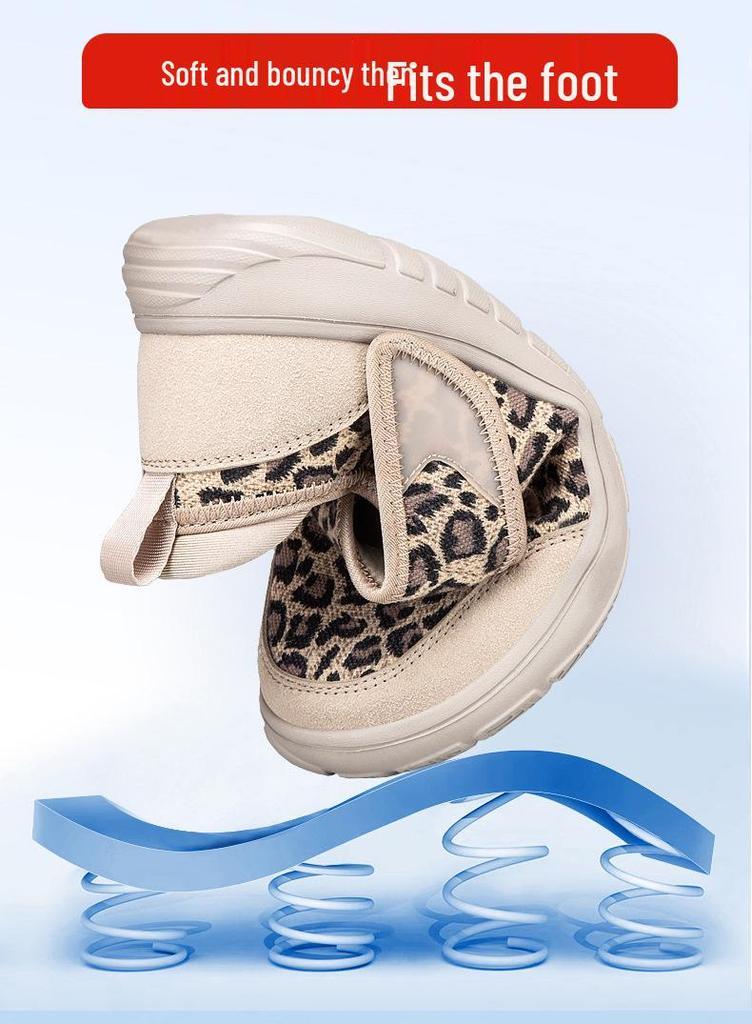 Elderly Lightweight Velcro Summer Mesh Shoes for Walking and Rehabilitation