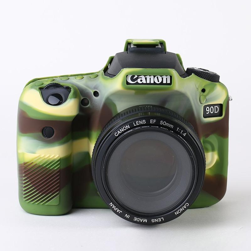 Macaron - Colored Silicone Case for Canon EOS 90D - Special - Purpose DSLR Protective Cover & Camera Bag