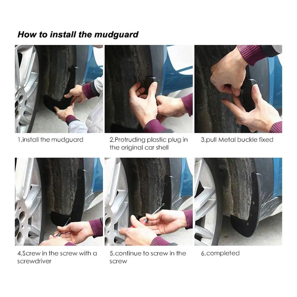 Auto Kotflügel Schmutzfänger Spritzschutz passend für BMW X5 M-Sport 2014 2015 2016 2017 2018