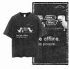 Printed Tshirt GAME Washed THEME New Arrival Mens Clothes Tee Shirt Homme Graphic T-Shirts Men Tshirt for Men Ropa Hombr848