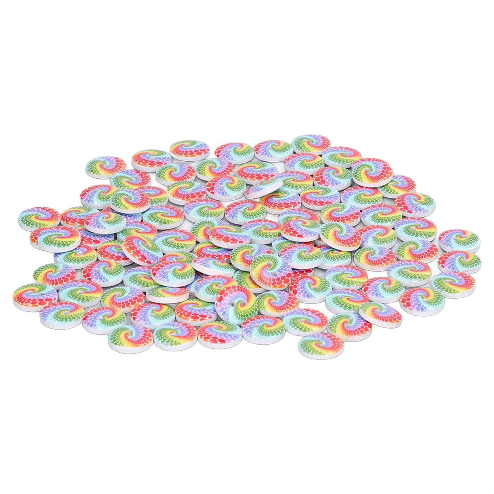 

100 шт. швейных пуговиц 15 мм 0,6 дюйма для рукоделия, привлекательные декоративные, легкие