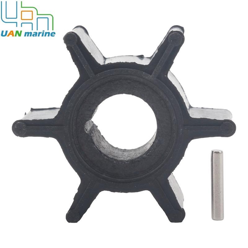 For Tohatsu 2 2.5 3.5 4 5 6 HP 2 4 Stroke Outboard Water Pump Impeller w/ Key Motors Engine 369-65021-1 369-65021-1 369-65021-0