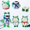 Adorable Short Plush Frog Stuffed Toy Funny Expression Plush Toy