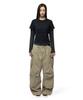 Mimdeowodeulobeu Double Knee Parachute Cargo Pants_Khaki