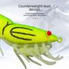 Luminous Wooden Shrimp Squid Hook with Beads and Soft Foot Lure for Sea Fishing and Lobster Bait