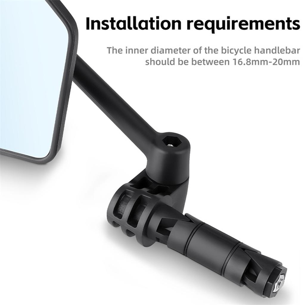 Rearview Mirror Wide   Angle Bike Handlebar Rearview Mirror   Side Rearview Mirror Riding BackSight Reflector Bike   Side