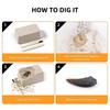 1pcs Dinosaur Paw Fossil Dig Kit Crafts Toys Diy Assembly Model Archaeological Excavation Christmas Gift