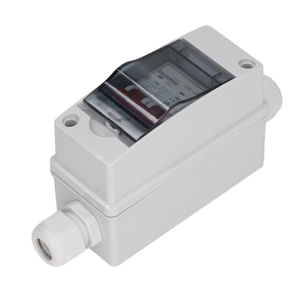 DC Miniature Circuit Breaker 2P IP65 Waterproof Transparent Cover 32A PV Circuit Breaker for RV