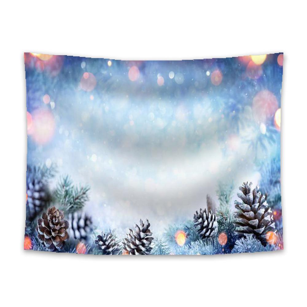 Christmas hanging cloth, wall cloth, background cloth, decorative cloth, room bedside tapestry, Nordic style tapestry