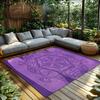 Elegant Purple Area Rug Modern Abstract Geometric Carpet Living Room Floor Mat Home Decor Non-Slip Washable Floor Covering