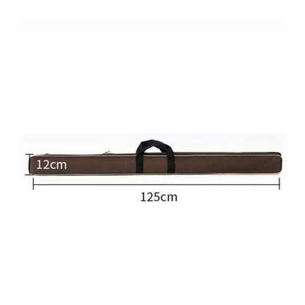 Hand Woven Handle Fishing Rod Case Storage Two Way Zipper Fishing Gear Bag Storage Umbrella