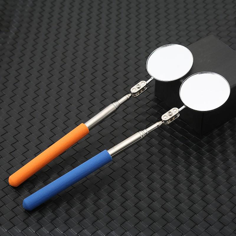 Folding Telescopic Automotive Inspection Mirror for Welding and Chassis 2-section Mirror with Plastic Handle