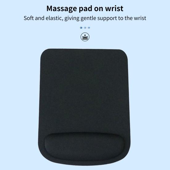 Mouse Pad Cushion Rest Slow Rebound with Wrist Square Ergonomic Mouse Mat