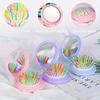 20 Pack Foldable Travel Mirrors Round Portable 2 In 1Mini Combs for Women Girl Compact and Small with Mirror for Hair Brushing