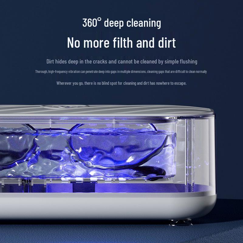 Portable Multi-functional Cleaner for Jewelry, Glasses, Dentures & Razors