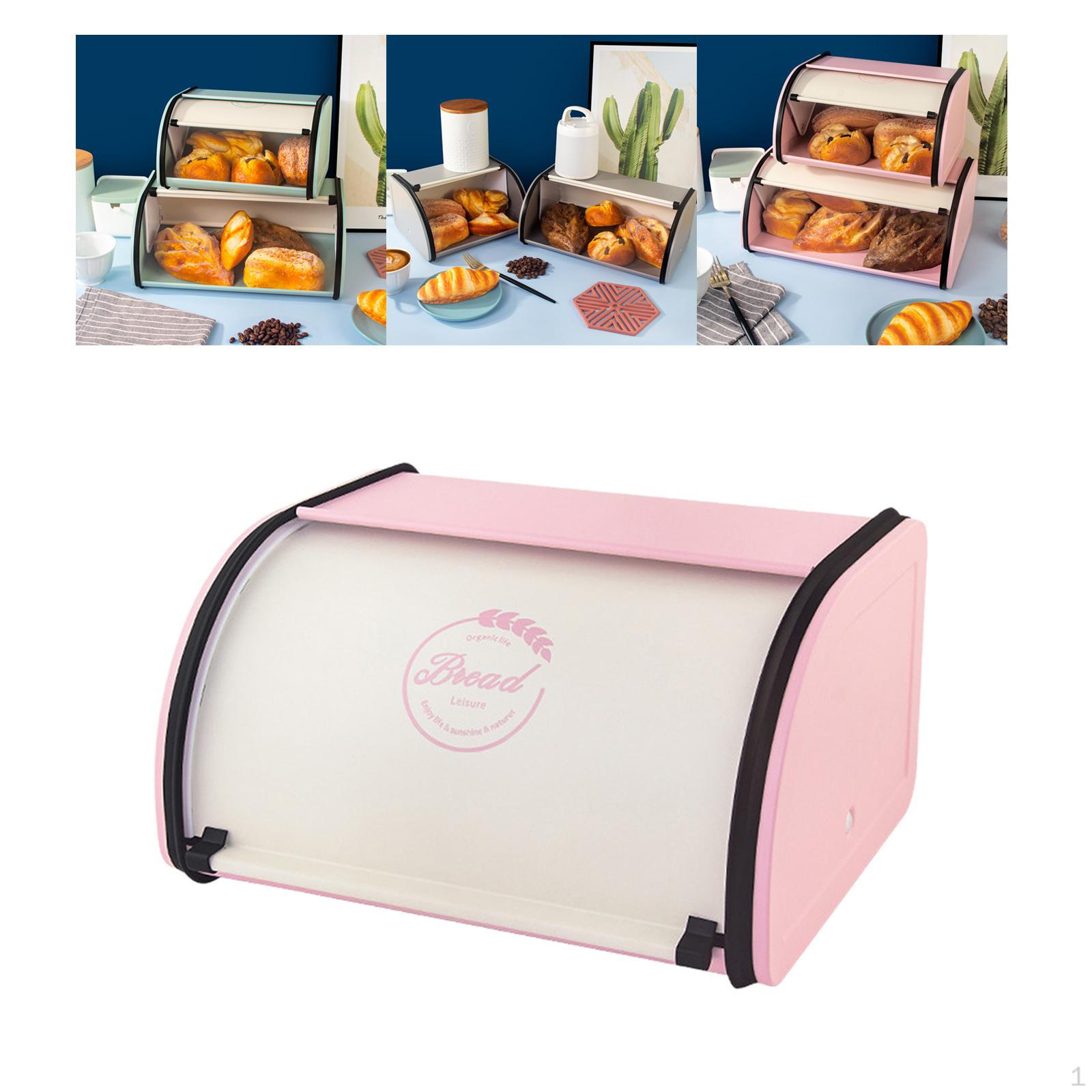 Железная хлебница контейнер для выпечки с крышкой-ролл-топ держатель для хранения для домашнего хозяйства 2989₽