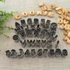 Stainless Steel Alphabet & Number Cookie Cutter Set