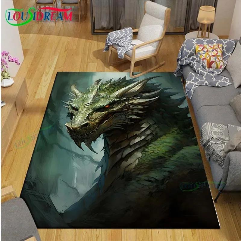 3D Fashion Myth Godman Mythical Beast Printed Carpet Living Room Anti-Skid Area Rug Kids Bedroom Mats Yoga Mat Carpet Decor Gift