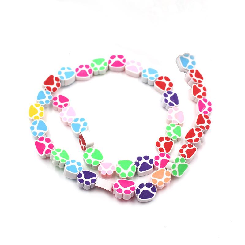 Soft Pottery Beads Beaded Handmade Materials Diy Jewelry Accessories Mobile Phone Chain Bead Separation Mixed Color Soft Pottery Loose Beads