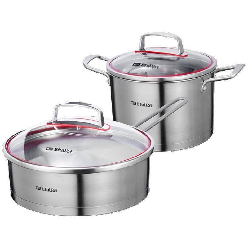 Earl Ever Stainless Steel 2-Piece Cookware Set