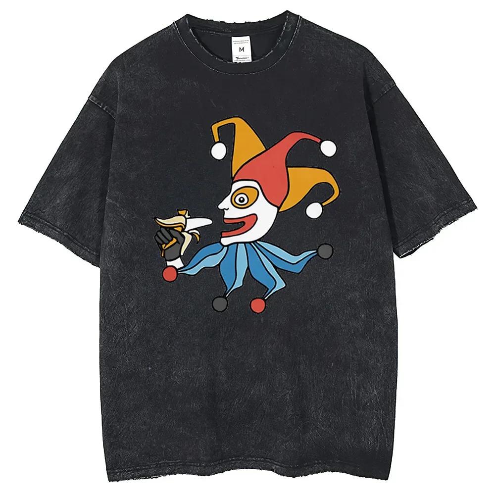 Balatro Hra Karty Žolík Doplňky Harajuku Prané Košile Vintage Trička Harajuku Vtipné Streetwear Krátký Rukáv Grafická Trička