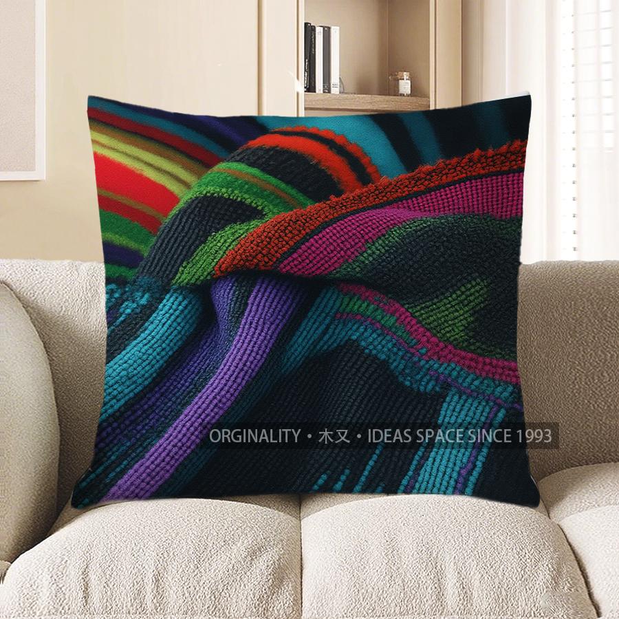 Домашний Декор Цветной Абстрактный Узор Цифровая Печать Наволочка Чехол для Подушки Подходит для Дивана Спальни Автомобиля 40x40cm