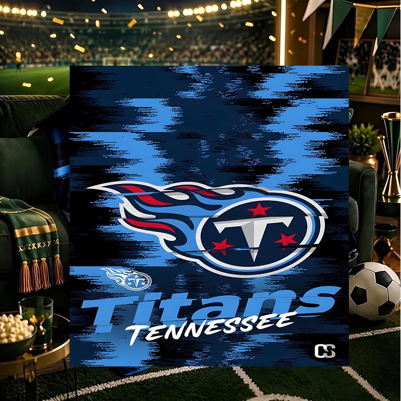 Tennessee Logo Art Blanket Lightweight Flannel Bedding Blanket Perfect for Travel, Camping, Living Rooms, Offices, Sofas, Fan Christmas gift