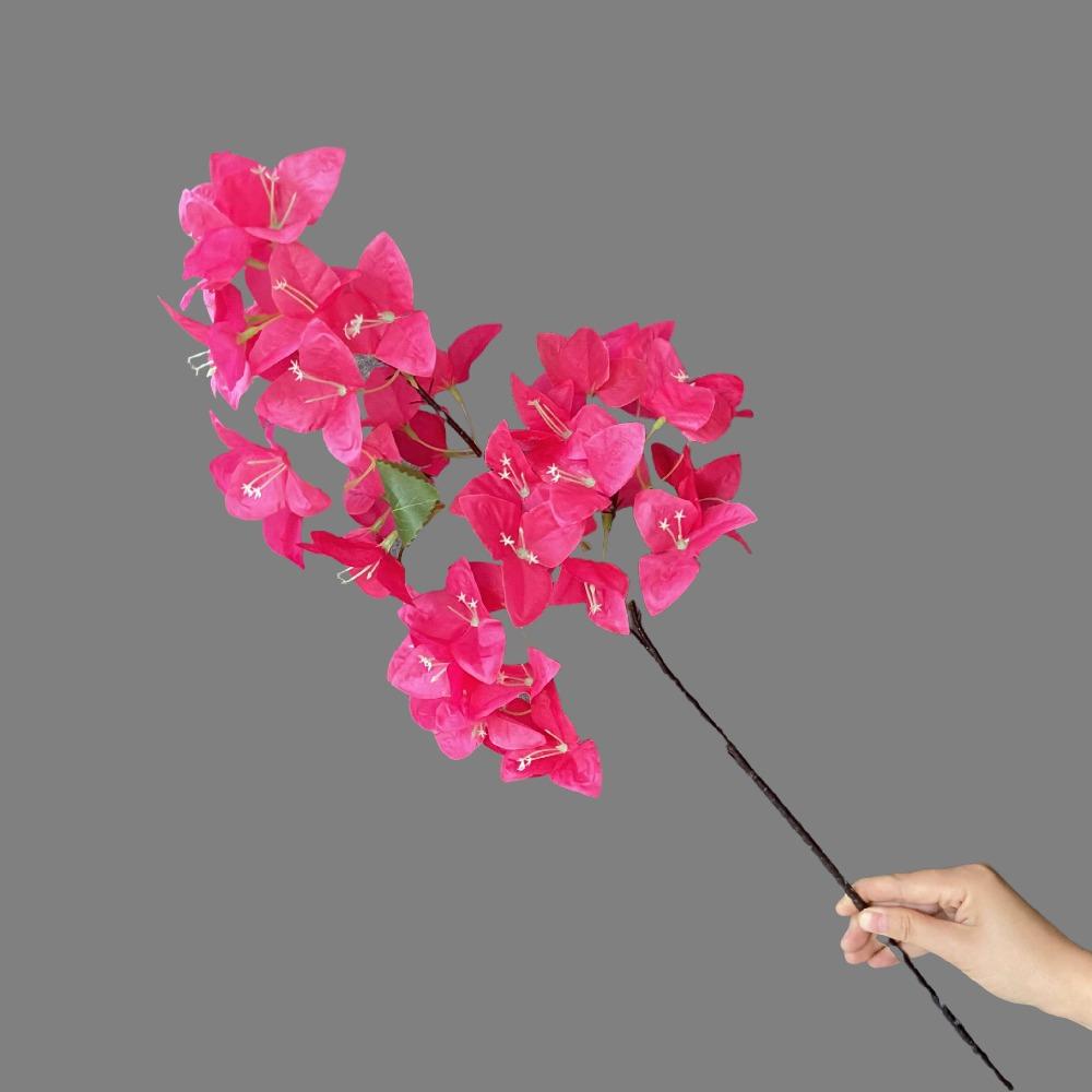 76cm Simulation Flower Real Touch Silk Flower Lifelike Fake Bougainvillea Spectabilis  Home