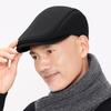 Winter Forward Cap Outdoor Warm Ear Protection Cap Men's Woolen Middle-Aged and Elderly Cold-Proof Retro Cap