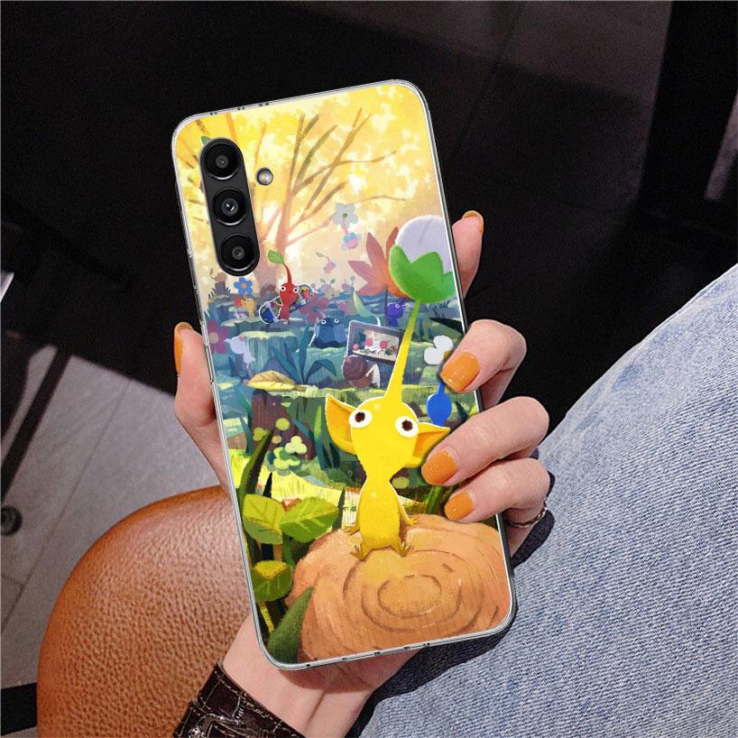 Game P-PikminS 4 Phone Case For Samsung Galaxy A17 A16 A15 A14 A13 A57 A56 A55 A54 A53 A37 A36 A35 A34 A33 A26 A25 A24 A23 Galax