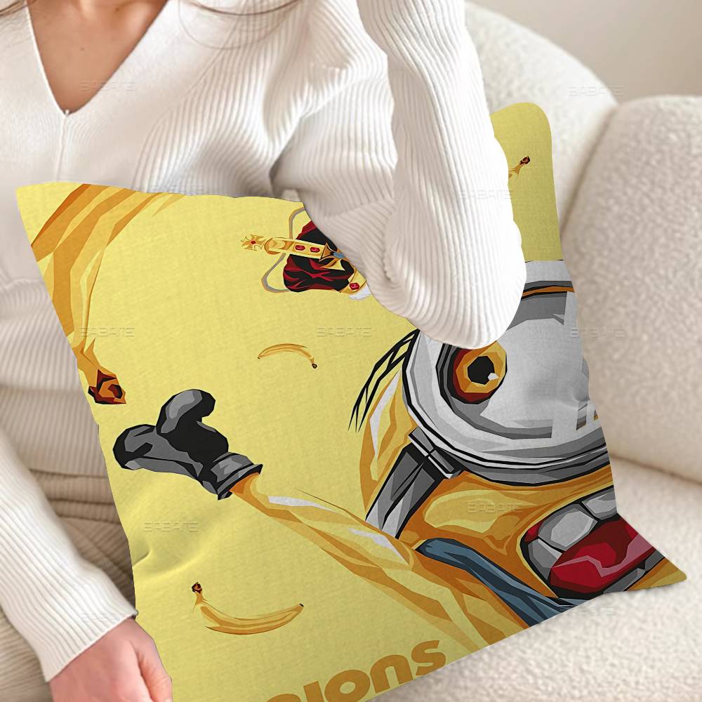 Cartoon L-Lovely Cute M-Minions Pillow Cover Sofa Cushion Cover Home Room Decoration Children Gift